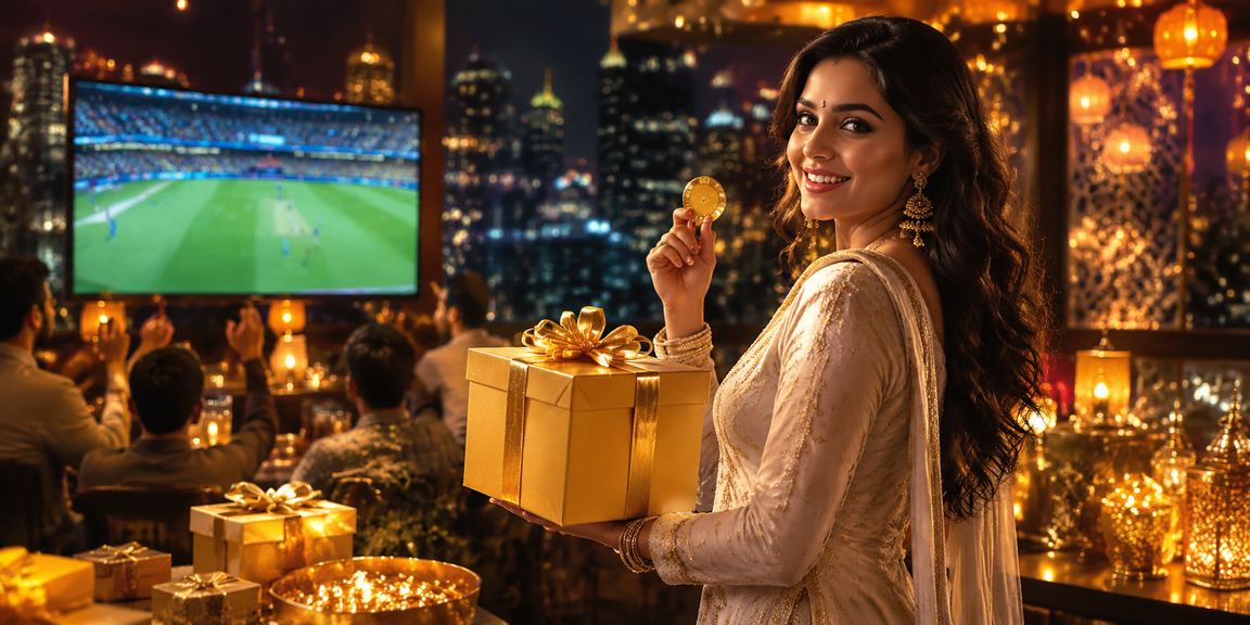 Cricket betting in India showing fans in traditional attire
